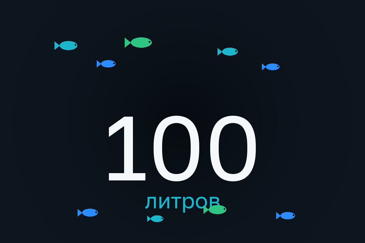 Аквариум на 100 литров: кого заселить