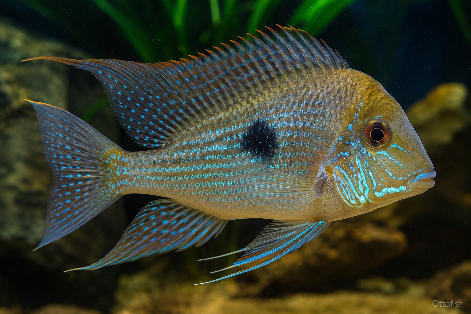 Геофагус альтифронс (Geophagus altifrons)